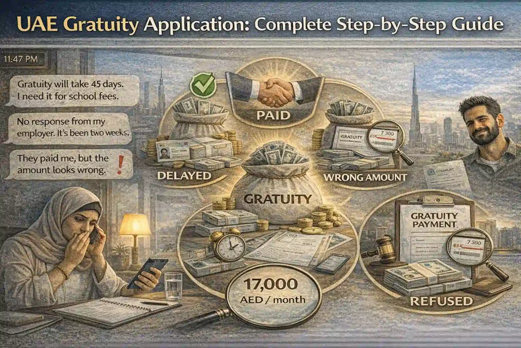 Employees-experiencing-gratuity-delays-wrong-payments-refused-paid-UAE-17,000-AED-month